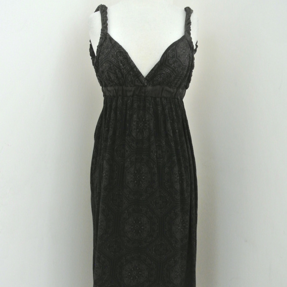 ELLA MOSS open back  maxi dress printed jersey - Picture 2 of 6